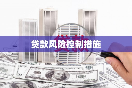 鄱阳贷款风险控制措施