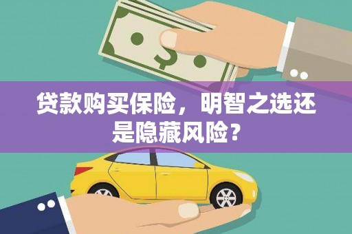 鄱阳贷款购买保险，明智之选还是隐藏风险？
