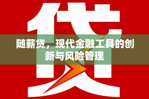 鄱阳随薪贷，现代金融工具的创新与风险管理