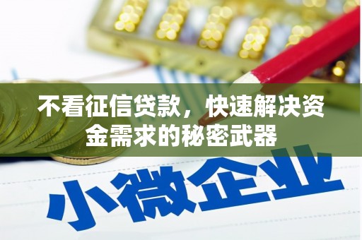 鄱阳不看征信贷款，快速解决资金需求的秘密武器