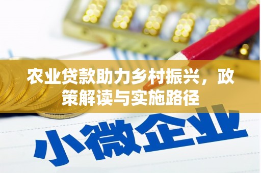 鄱阳农业贷款助力乡村振兴，政策解读与实施路径