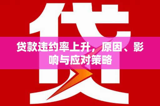 鄱阳贷款违约率上升，原因、影响与应对策略