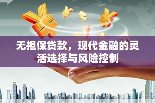 鄱阳无担保贷款，现代金融的灵活选择与风险控制