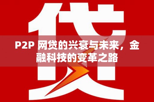 鄱阳P2P 网贷的兴衰与未来，金融科技的变革之路