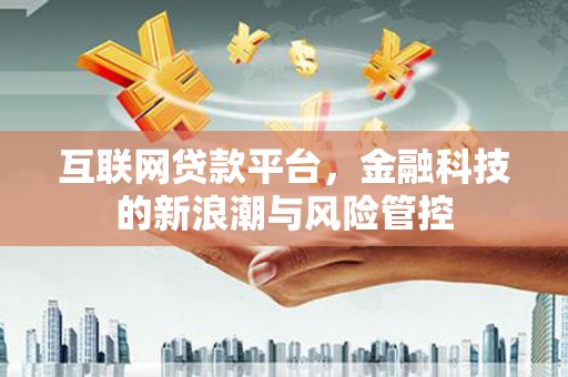 鄱阳互联网贷款平台，金融科技的新浪潮与风险管控