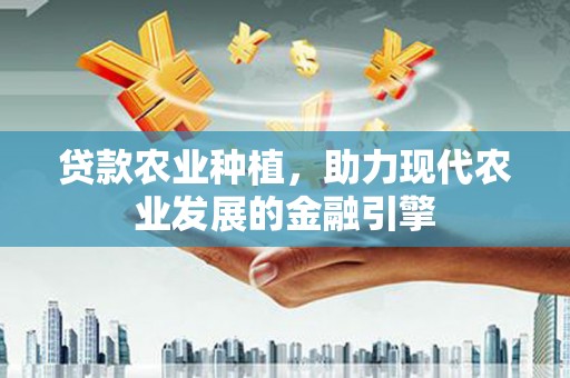 鄱阳贷款农业种植，助力现代农业发展的金融引擎