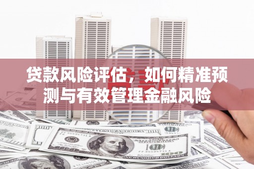 鄱阳贷款风险评估，如何精准预测与有效管理金融风险