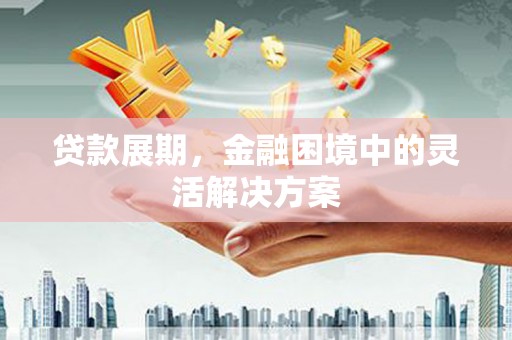 鄱阳贷款展期，金融困境中的灵活解决方案