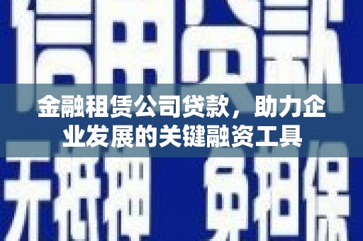 鄱阳金融租赁公司贷款，助力企业发展的关键融资工具