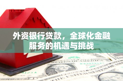 鄱阳外资银行贷款，全球化金融服务的机遇与挑战