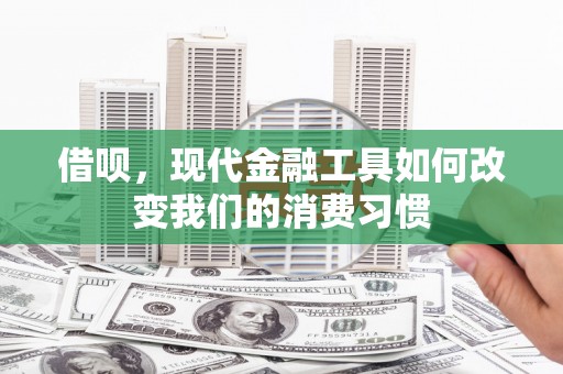 鄱阳借呗，现代金融工具如何改变我们的消费习惯