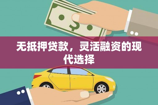 鄱阳无抵押贷款，灵活融资的现代选择