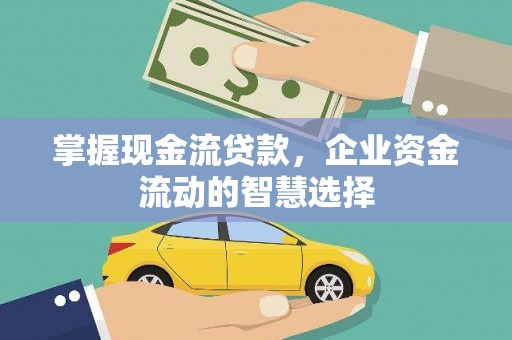鄱阳掌握现金流贷款，企业资金流动的智慧选择
