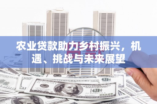 鄱阳农业贷款助力乡村振兴，机遇、挑战与未来展望