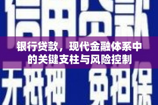 鄱阳银行贷款，现代金融体系中的关键支柱与风险控制
