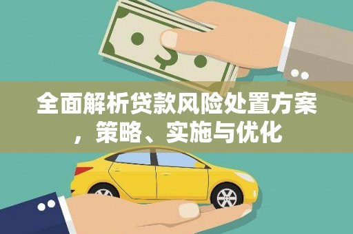 鄱阳全面解析贷款风险处置方案，策略、实施与优化