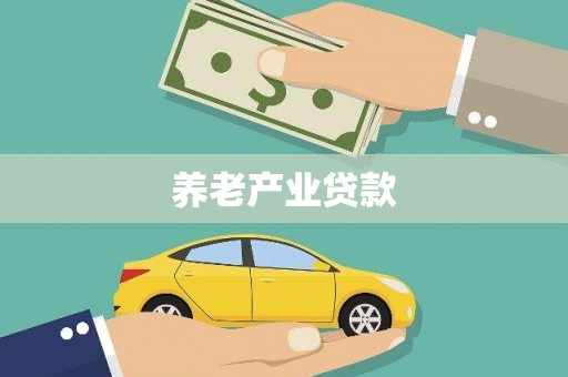 鄱阳养老产业贷款