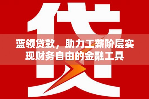 鄱阳蓝领贷款，助力工薪阶层实现财务自由的金融工具