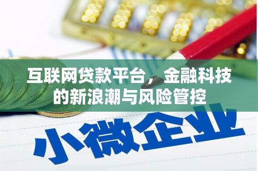 鄱阳互联网贷款平台，金融科技的新浪潮与风险管控