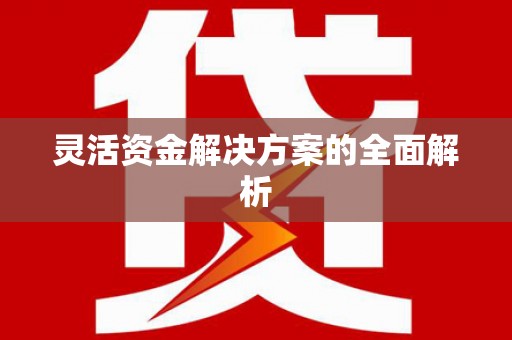 鄱阳灵活资金解决方案的全面解析